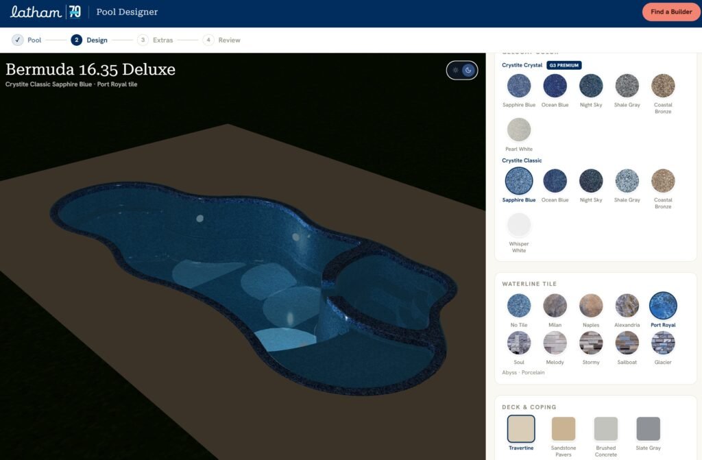 fiberglass pool designer
