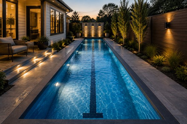 lap pools fiberglass pools